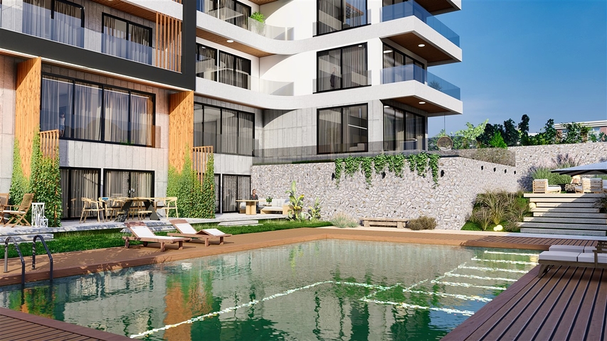 An investment project in the Guzelyurt - Antalya microdistrict 