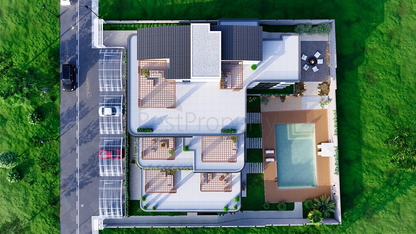 An investment project in the Guzelyurt - Antalya microdistrict 