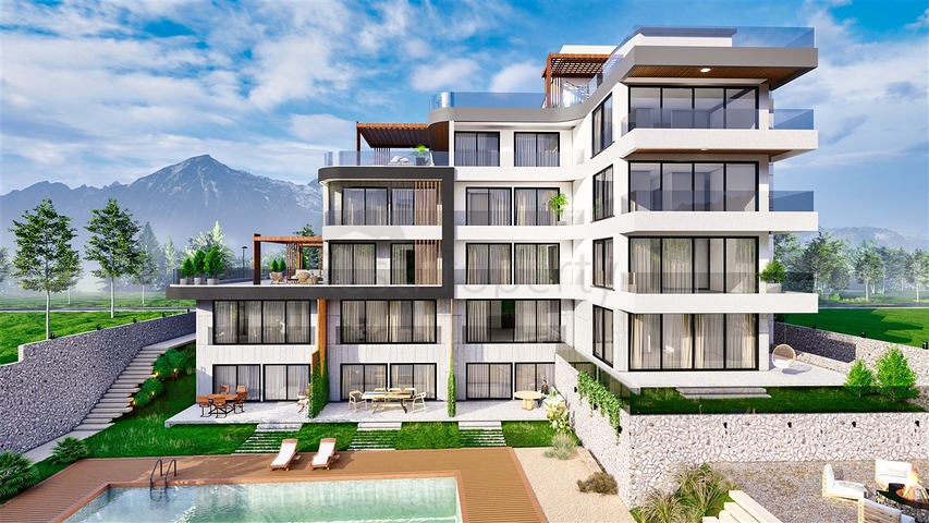 An investment project in the Guzelyurt - Antalya microdistrict 