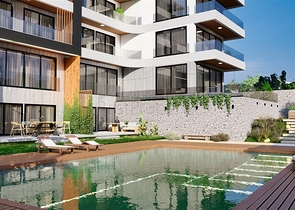 An investment project in the Guzelyurt - Antalya microdistrict 