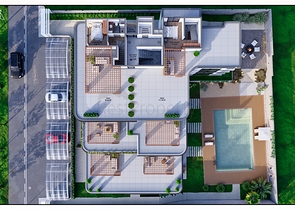An investment project in the Guzelyurt - Antalya microdistrict 