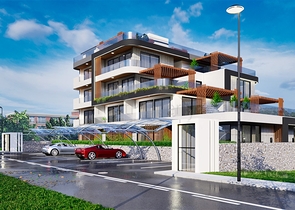 An investment project in the Guzelyurt - Antalya microdistrict 