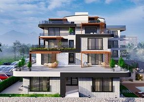 An investment project in the Guzelyurt - Antalya microdistrict 