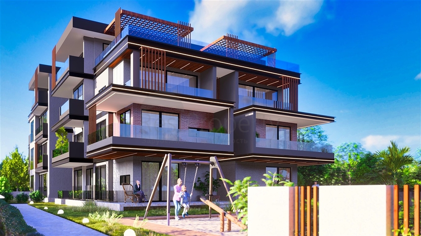 An investment project in the Guzelyurt - Antalya microdistrict 