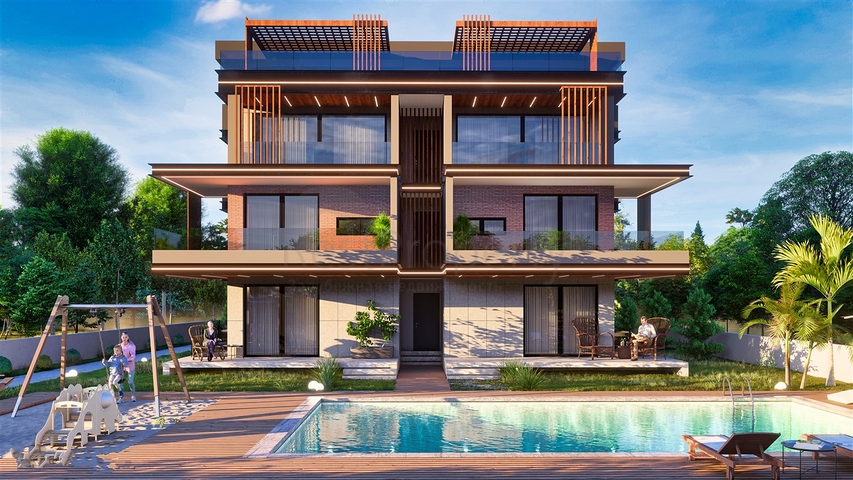 An investment project in the Guzelyurt - Antalya microdistrict 