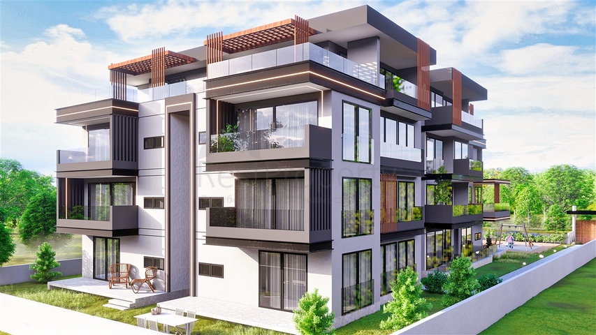 An investment project in the Guzelyurt - Antalya microdistrict 