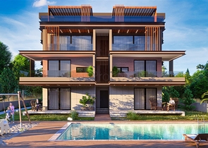 An investment project in the Guzelyurt - Antalya microdistrict 