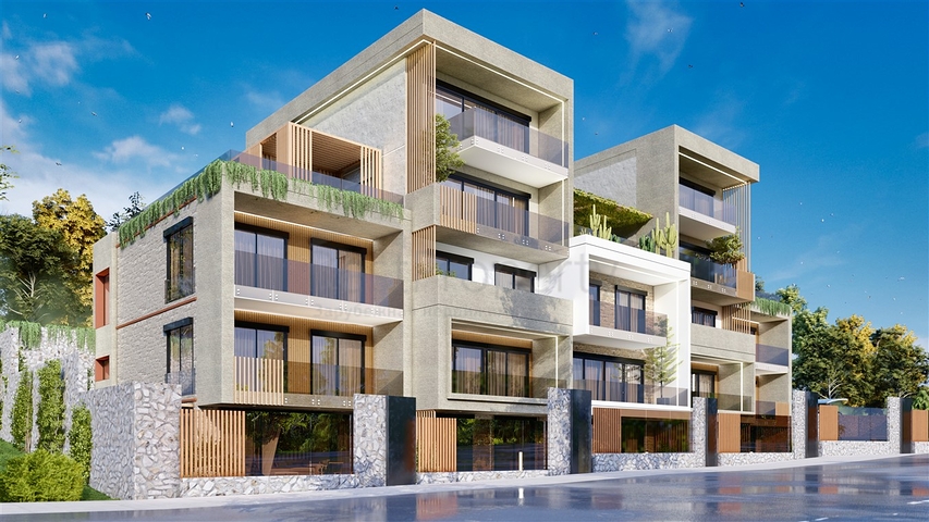 An investment project in the Guzelyurt - Antalya microdistrict 