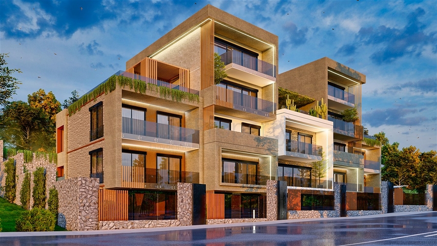 An investment project in the Guzelyurt - Antalya microdistrict 