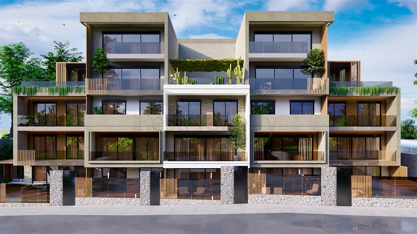 An investment project in the Guzelyurt - Antalya microdistrict 