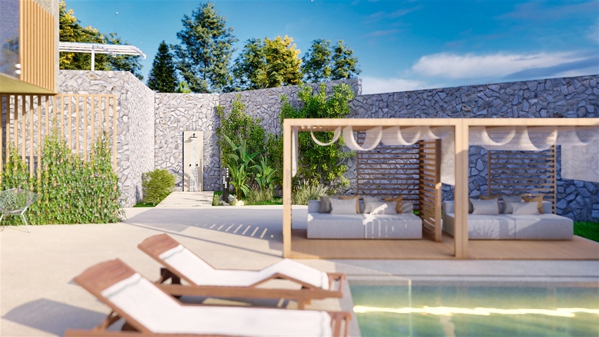 An investment project in the Guzelyurt - Antalya microdistrict 