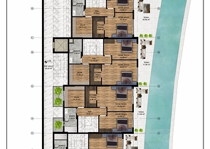 An investment project in the Guzelyurt - Antalya microdistrict 