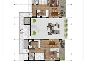 An investment project in the Guzelyurt - Antalya microdistrict 