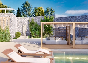 An investment project in the Guzelyurt - Antalya microdistrict 