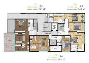 Exclusive project in the Gursu - Antalya neighborhood 