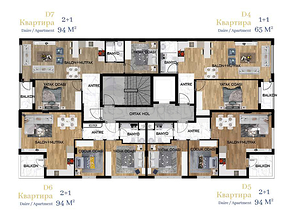 Exclusive project in the Gursu - Antalya neighborhood 