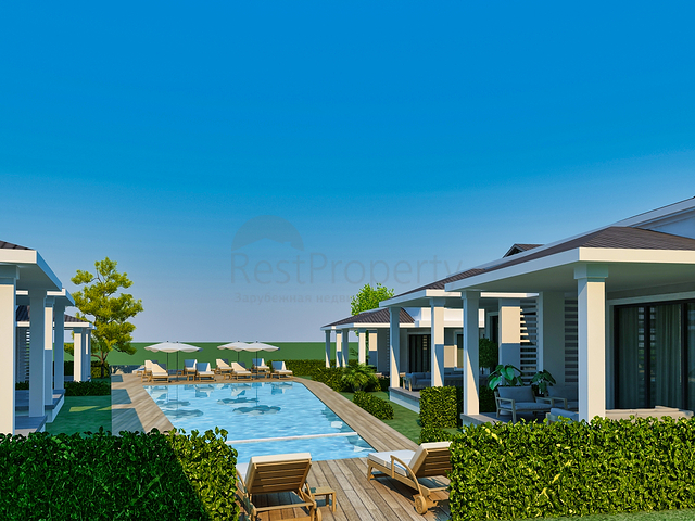 Villas in a 3+1 complex in the Kemer - Antalya area 