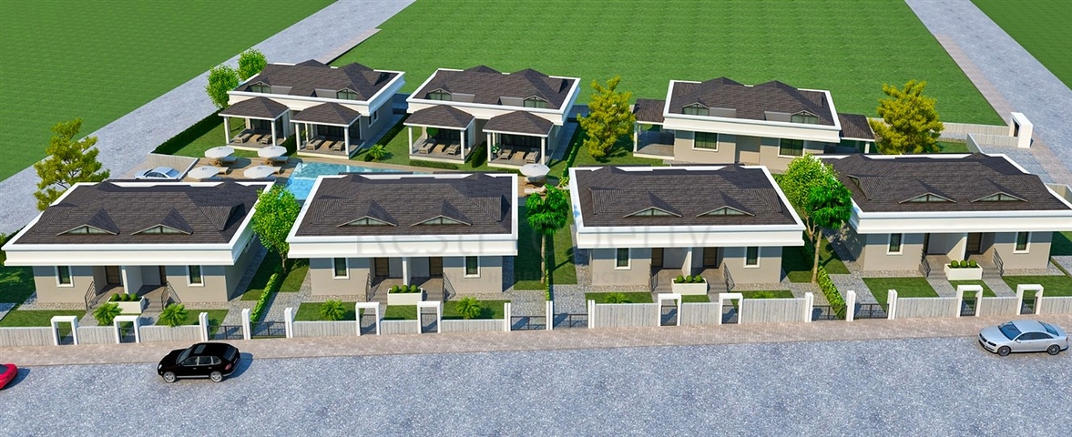 Villas in a 3+1 complex in the Kemer - Antalya area 