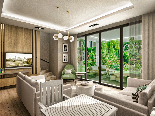 Villas in a 3+1 complex in the Kemer - Antalya area 