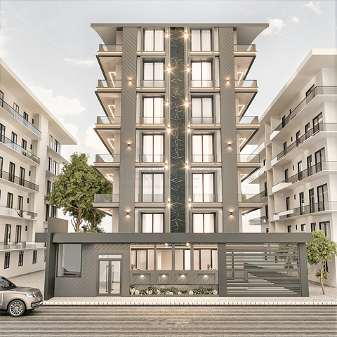Investment project in the Genchlik - Antalya microdistrict 