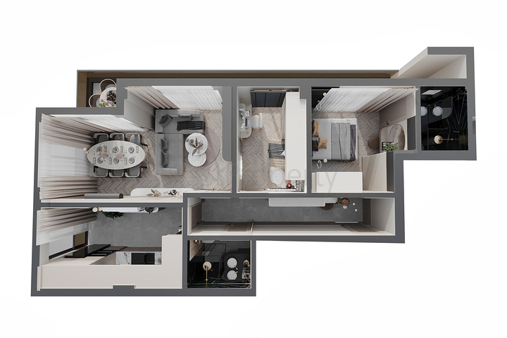 Investment project in the Genchlik - Antalya microdistrict 