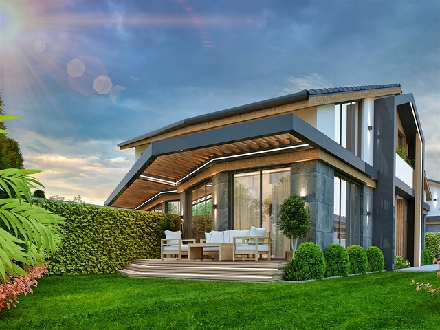 4+1 villa in Doshemealti - Antalya area 