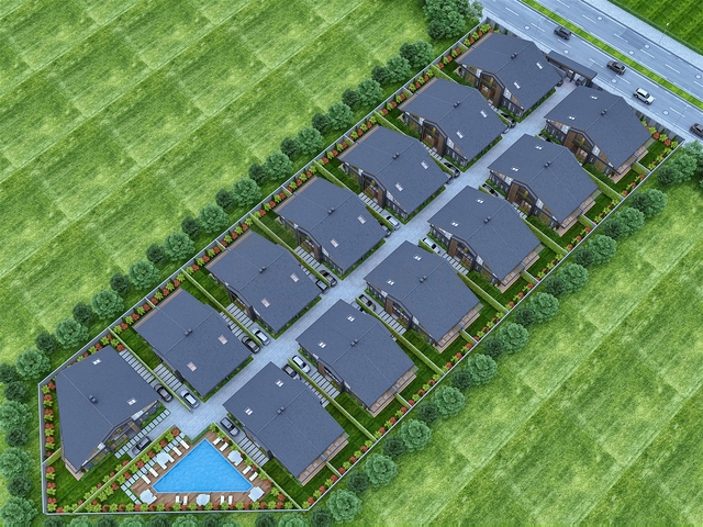 4+1 villa in Doshemealti - Antalya area 