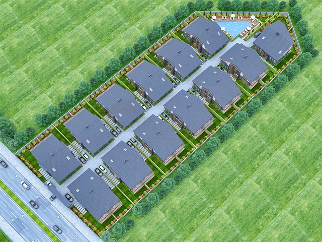 4+1 villa in Doshemealti - Antalya area 