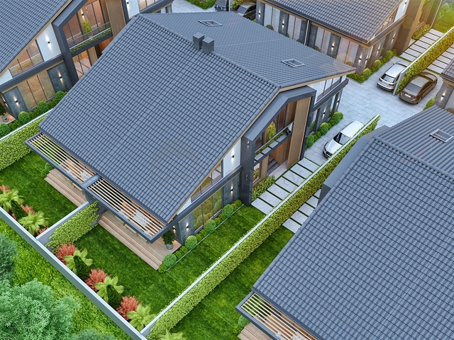 4+1 villa in Doshemealti - Antalya area 