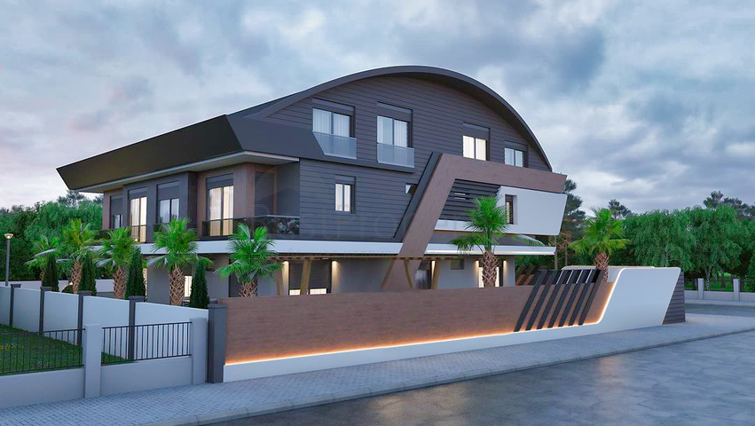 An investment project in the Guzeloba - Antalya microdistrict 