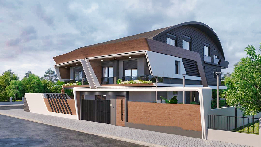 An investment project in the Guzeloba - Antalya microdistrict 