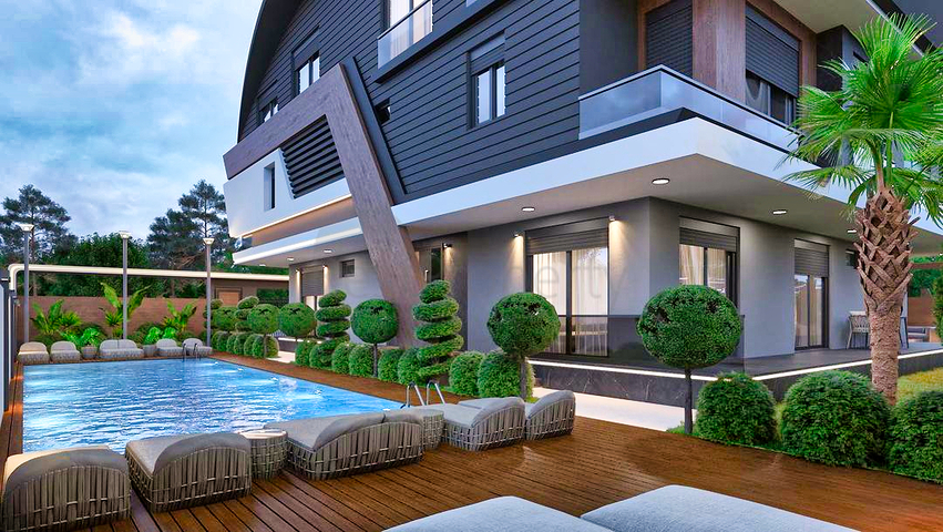 An investment project in the Guzeloba - Antalya microdistrict 