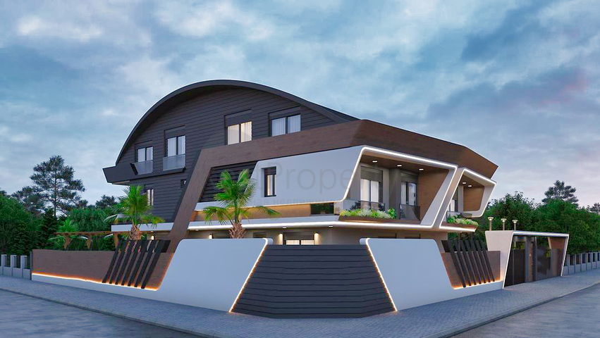 An investment project in the Guzeloba - Antalya microdistrict 