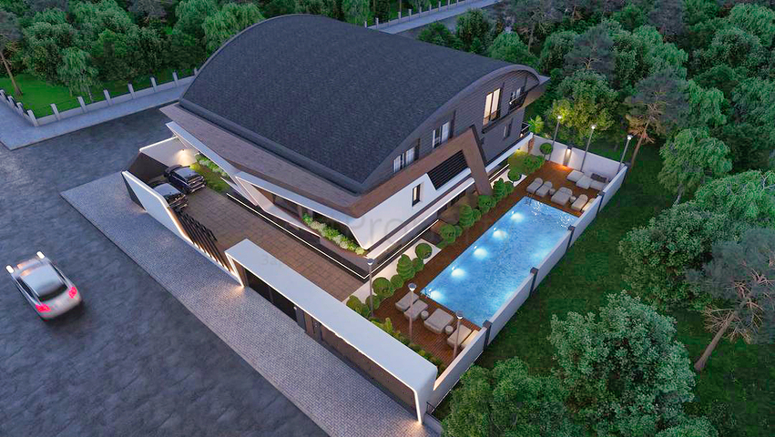 An investment project in the Guzeloba - Antalya microdistrict 