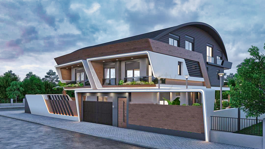 An investment project in the Guzeloba - Antalya microdistrict 