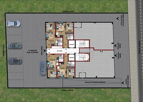 Investment project in Antalya city center 