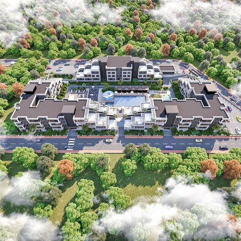 An investment project in the Hadjialyar - Antalya microdistrict 