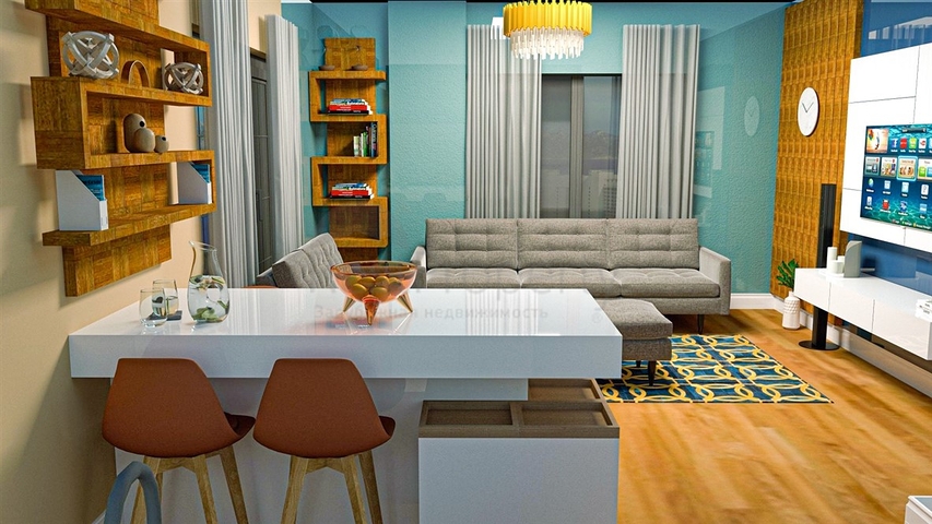 Layout apartments 1+1 2+1 in Ermenek - Antalya neighborhood 