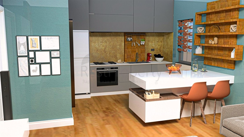 Layout apartments 1+1 2+1 in Ermenek - Antalya neighborhood 