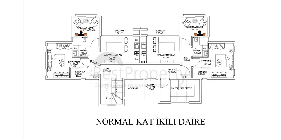 Investment project in Kepez - Antalya area 