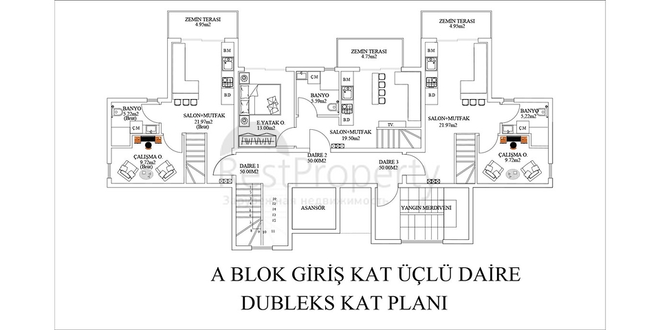 Investment project in Kepez - Antalya area 
