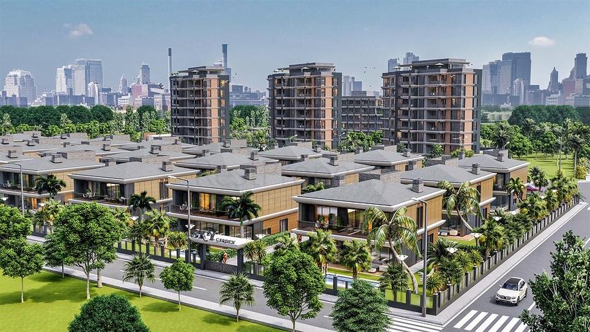 Villa investment project in Ermenek Antalya neighborhood 