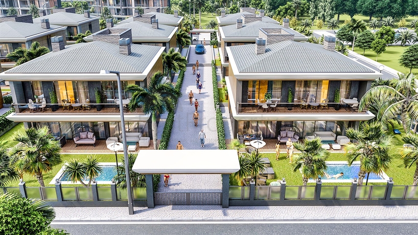 Villa investment project in Ermenek Antalya neighborhood 
