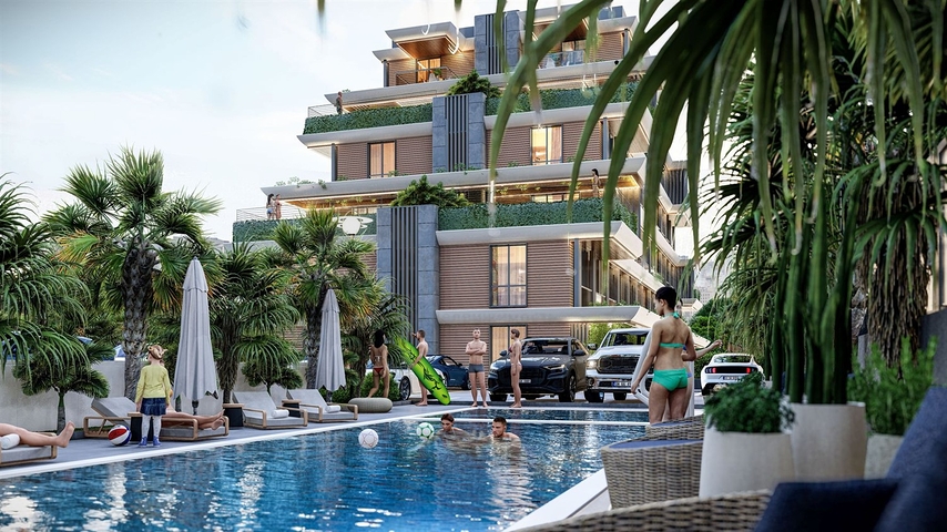 Villa investment project in Ermenek Antalya neighborhood 
