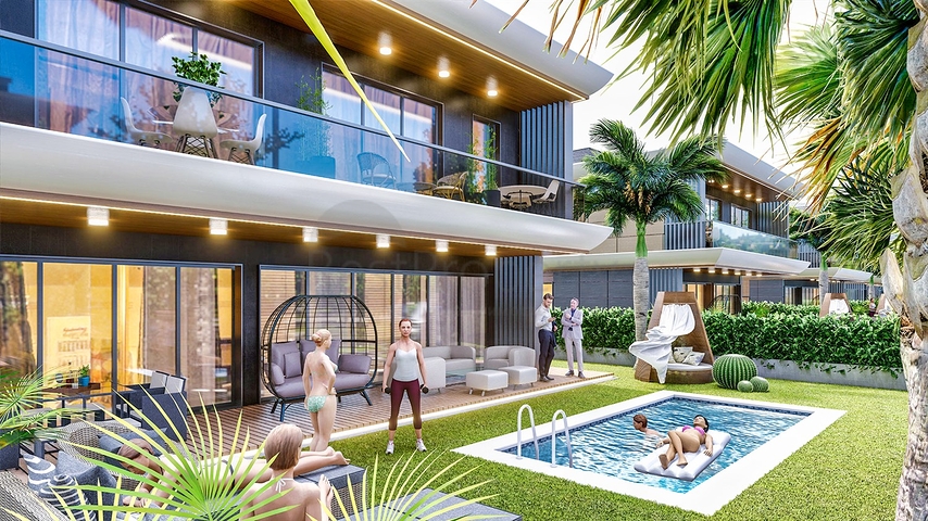 Villa investment project in Ermenek Antalya neighborhood 