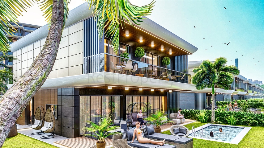 Villa investment project in Ermenek Antalya neighborhood 