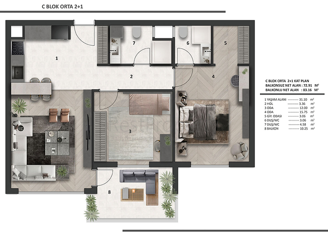 Investment project in the Altyntas - Antalya area 