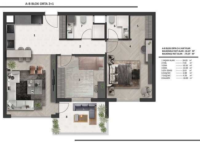 Investment project in the Altyntas - Antalya area 