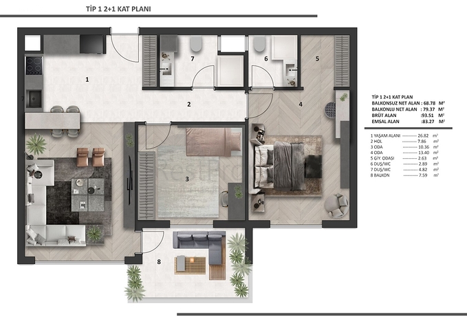 Investment project in the Altyntas - Antalya area 