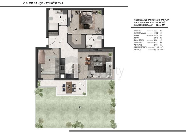 Investment project in the Altyntas - Antalya area 